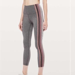 Lululemon Take A Hint 7/8 Tight *25"
Heathered Black